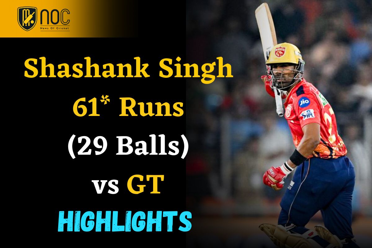 Shashank Singh Batting vs GT Highlights